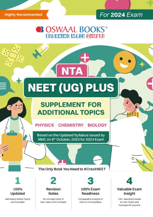Oswaal NTA NEET (UG) PLUS Supplement For Additional Topics (Physics, Chemistry, Biology) (For 2024 Exam) - As Per NMC NEET Updated Syllabus