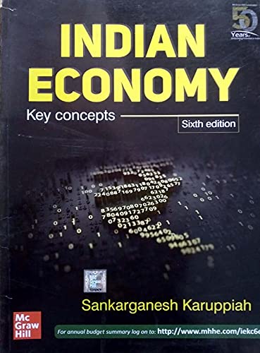 Indian Economy Key Concepts by Sankar Ganesh Karuppiah [6th Edition] - McGrawHill