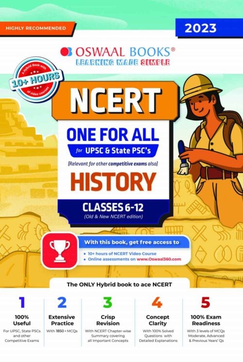 Oswaal NCERT One For All History Class 6-12 for UPSC & State PSC - Oswaal Editorial Board
