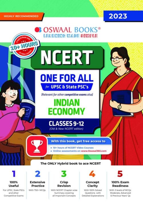 Oswaal NCERT One For All Indian Economy Class 6-12 for UPSC & State PSC - Oswaal Editorial Board