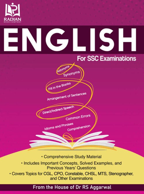 Radian English for SSC Examinations (From the House of Dr RS Aggarwal)