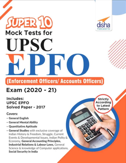 Super 10 Mock Tests for UPSC EPFO EO,AO - Disha Experts