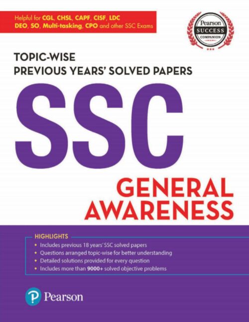 SSC General Awareness Topicwise Solved Papers - Pearson
