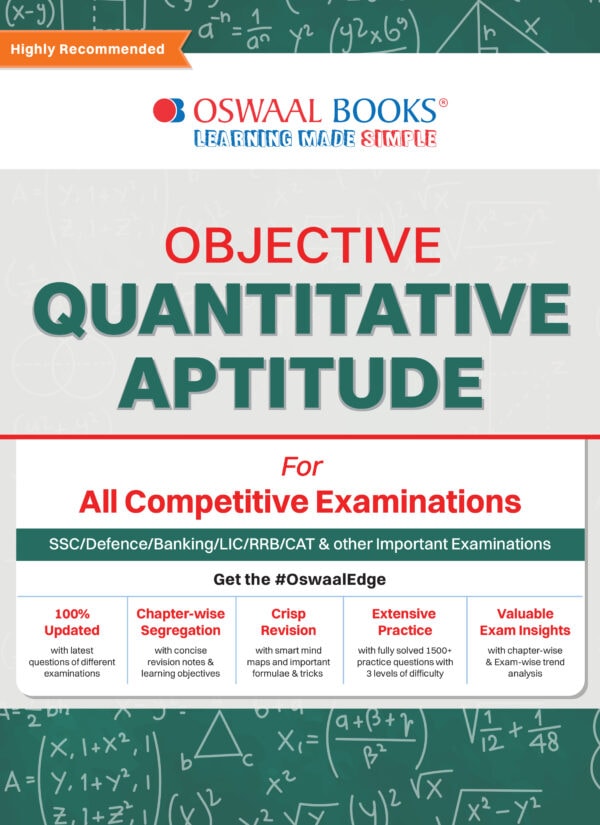 Oswaal Objective Quantitative Aptitude [2nd Edition -2024]