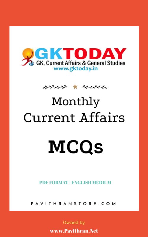 GkToday Current Affairs MCQs PDF