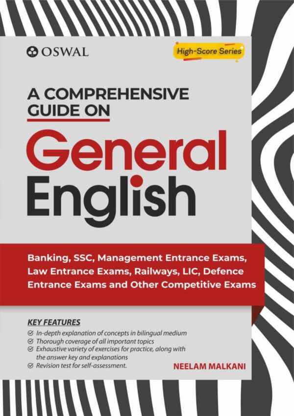 Oswal A Comprehensive Guide on General English - Neelam Malkani [2019 Edition]