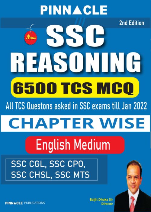 SSC Reasoning 6500 TCS MCQ (2nd Edition) [English Medium] - Pinnacle