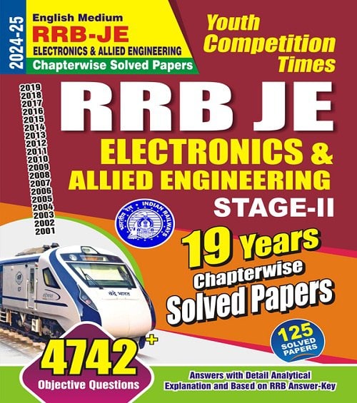 YCT 2024-25 RRB JE Electronics & Allied Engineering Stage-2 Solved Papers [English Medium]