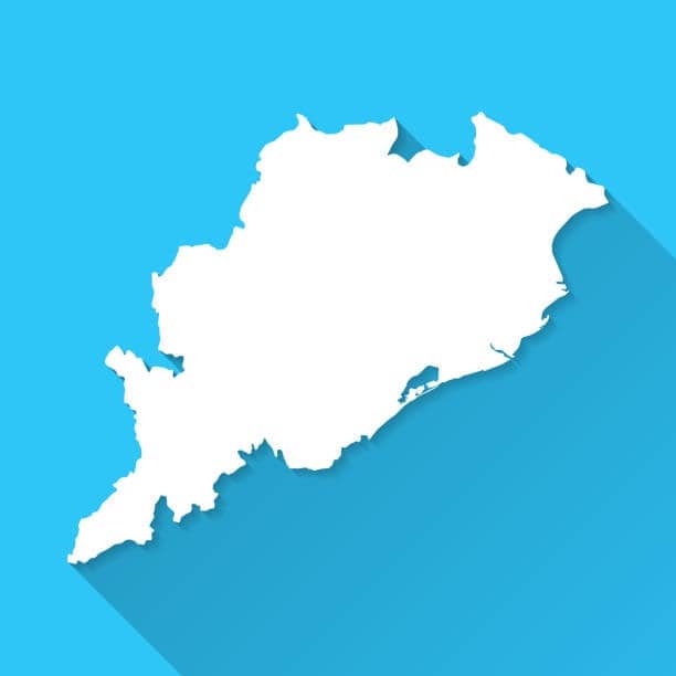 Odisha State Map