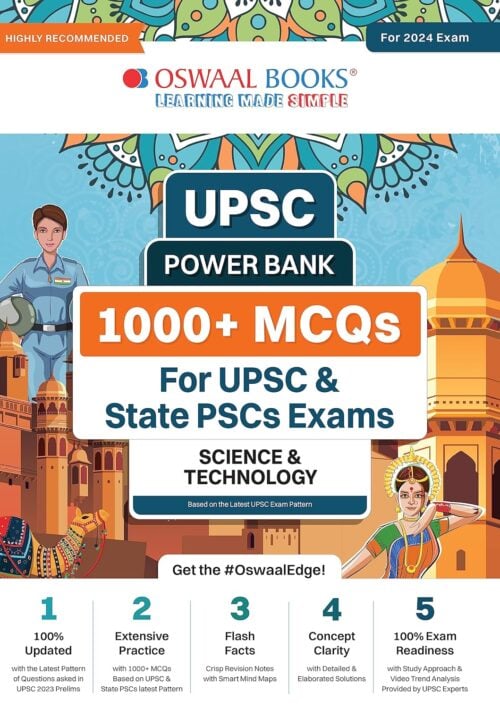 Oswaal UPSC Power Bank 1000+ MCQs SCIENCE & TECHNOLOGY [2024 Edition]