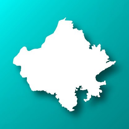 Rajasthan State Map