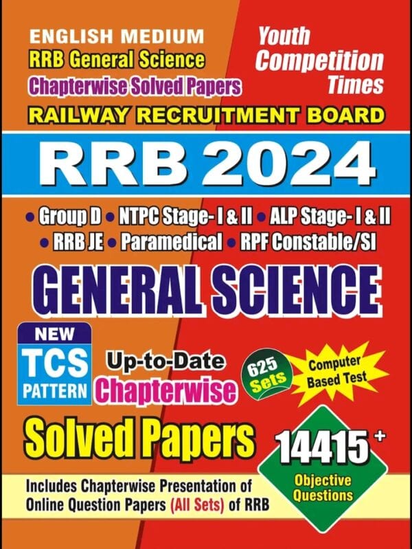 YCT RRB 2024 General Science Solved Papers TCS Pattern 14415+ Objective Questions [English Medium]